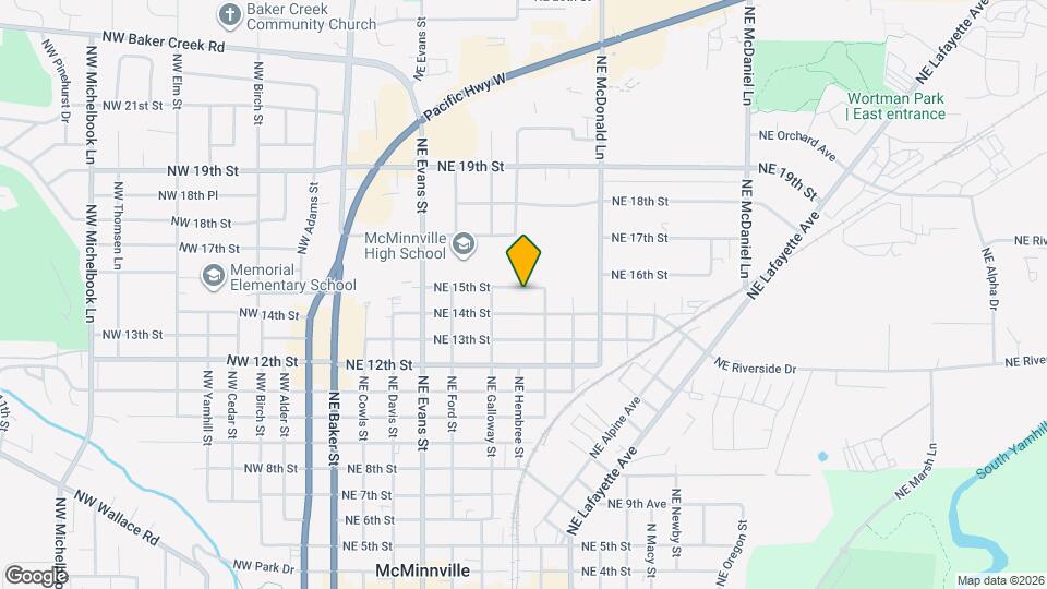 800 NE 15th St Map and Location Details