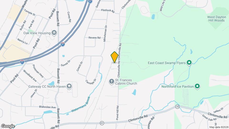 103 Pond Hill Rd Map and Location Details