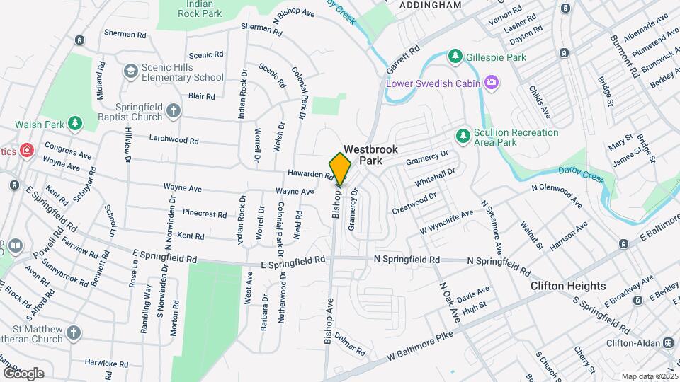 305 N Bishop Ave Map and Location Details