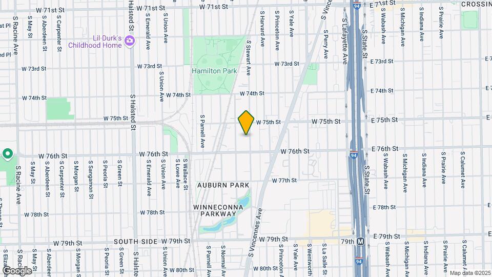 7530 S Stewart Ave Map and Location Details