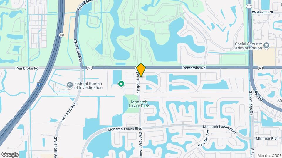 1820 SW 135th Way Map and Location Details