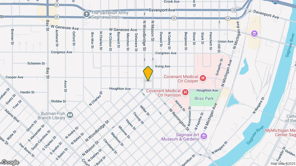 1520 N Woodbridge St Map and Location Details