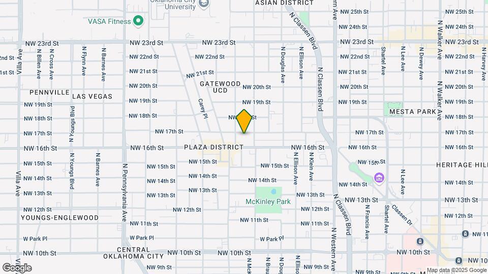 1614 NW 17th St Map and Location Details