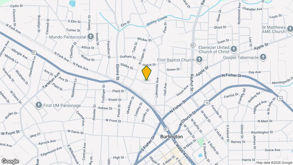 537 Robertson St Map and Location Details