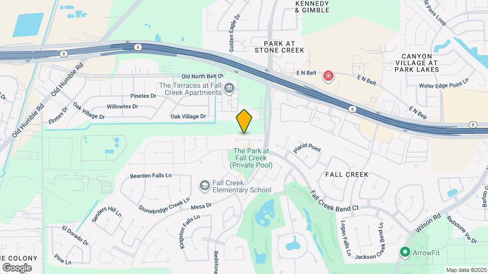 7823 Hazy Brook Ln Map and Location Details