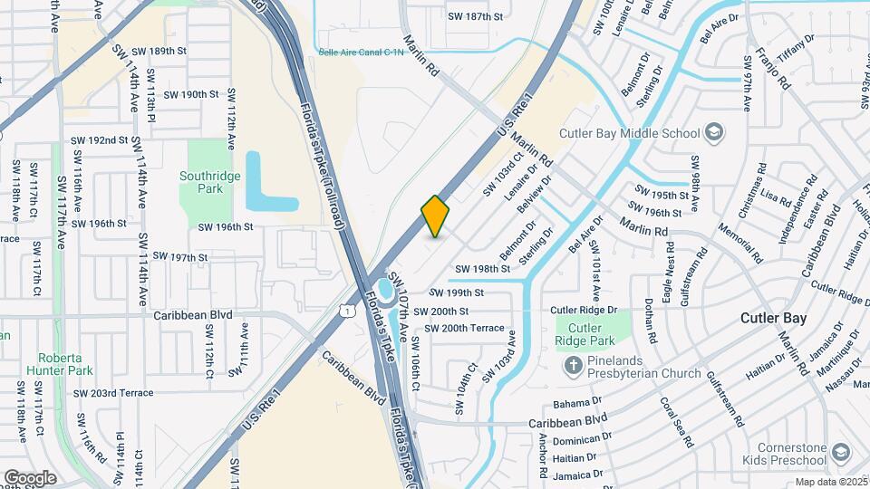 19740 SW 103rd Ct Map and Location Details