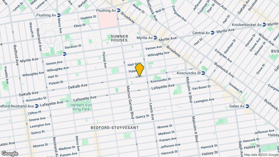 936 Dekalb Ave Map and Location Details