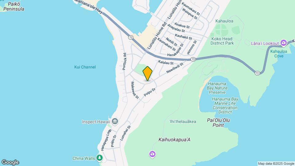 82 Nawiliwili St-Unit -Cottage Map and Location Details