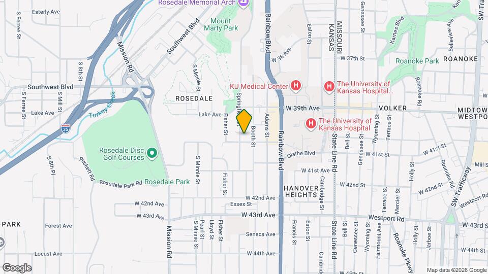 3937 Springfield St Map and Location Details