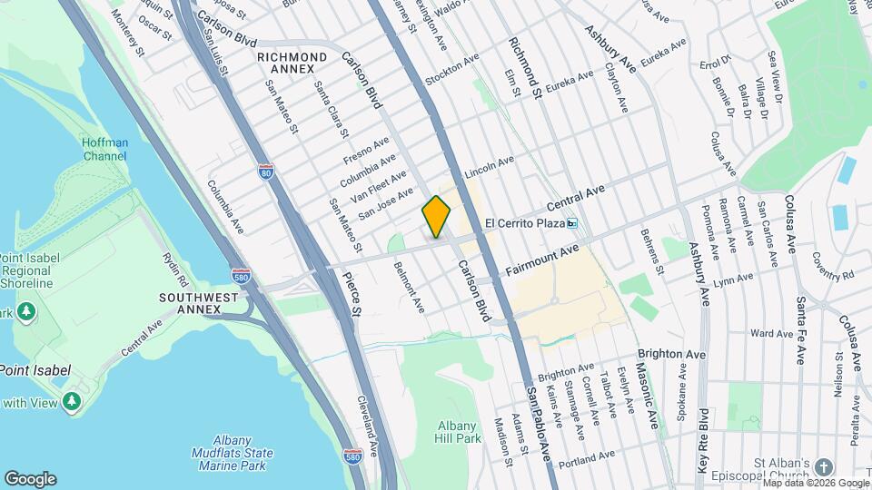 5921 Central Ave Map and Location Details