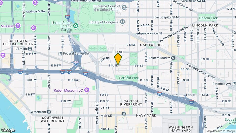 115 E St SE, Unit 303 Map and Location Details