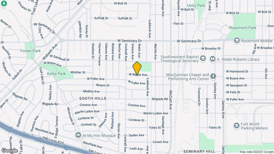 2809 W Boyce Ave Map and Location Details
