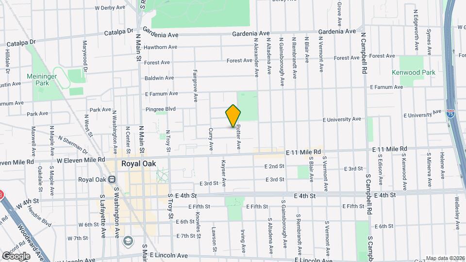 714 E University Ave Map and Location Details