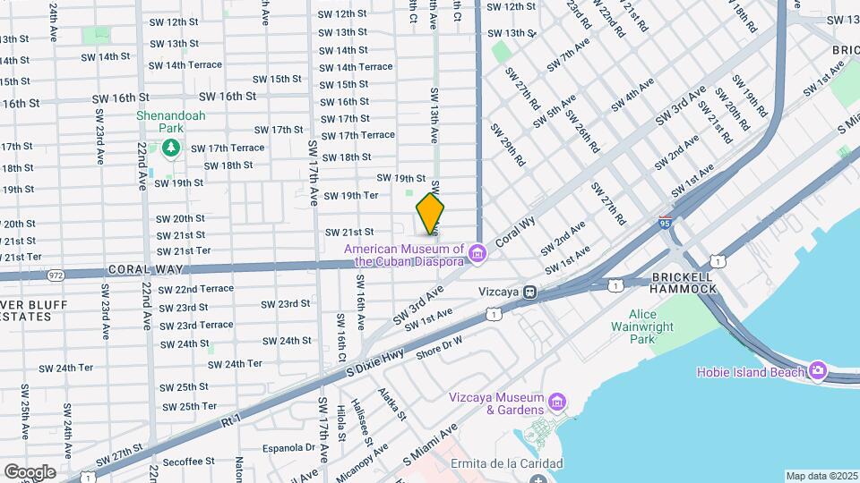 1319 SW 21st Ter Map and Location Details