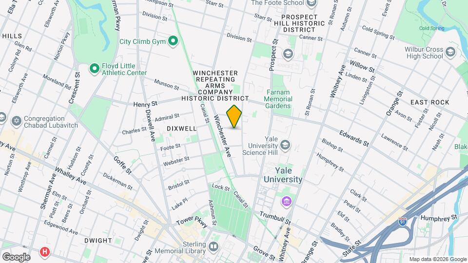 16 Woodland St Map and Location Details