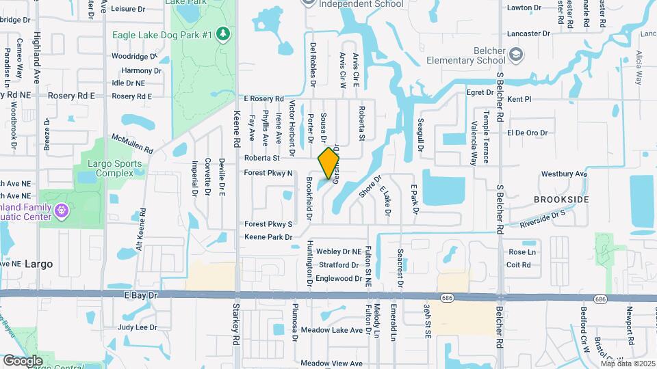 688 Gershwin Dr Map and Location Details