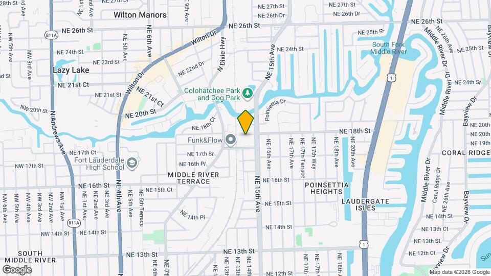 1460 NE 18th St Map and Location Details