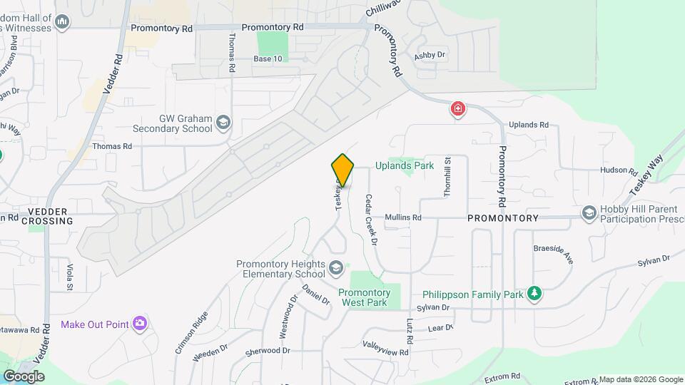 4697 Teskey Rd Map and Location Details