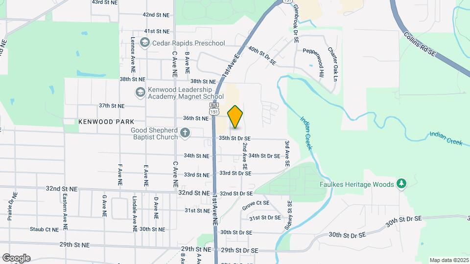 3509 Elm Ave SE Map and Location Details