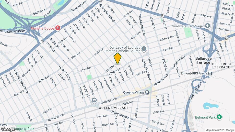 92-57 216th St Map and Location Details