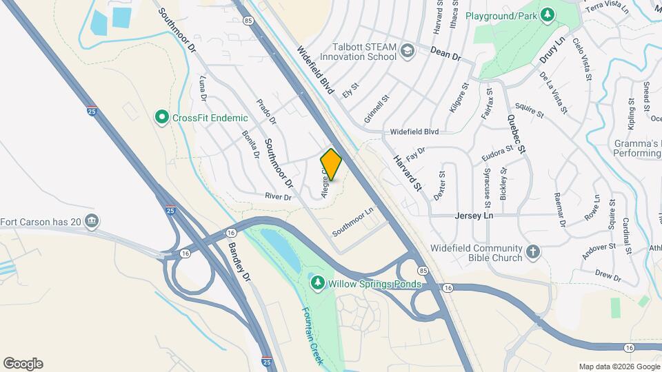 7165 Alegre Cir Map and Location Details