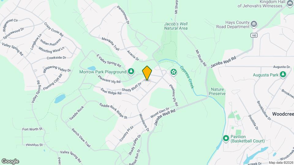 122 Shady Bluff Dr Map and Location Details