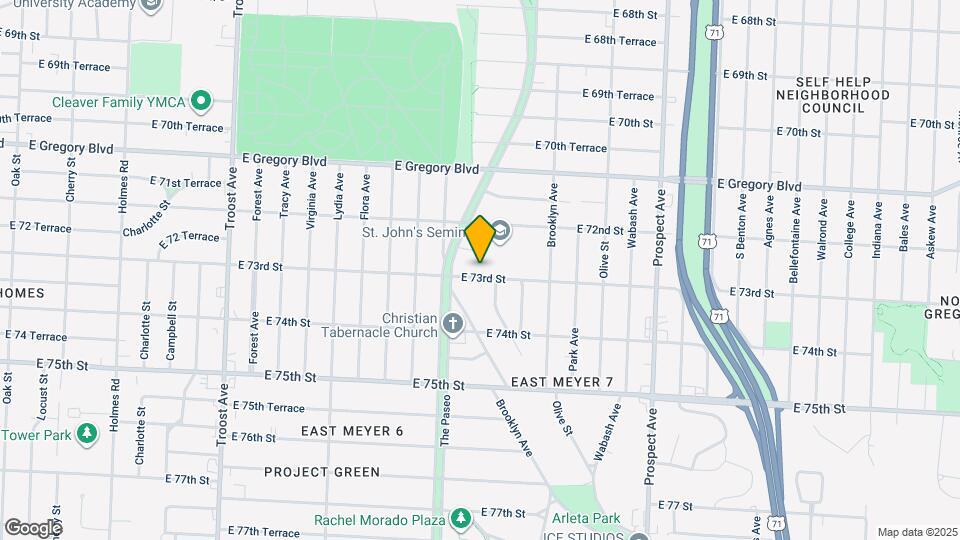 1824 E 73rd St Map and Location Details