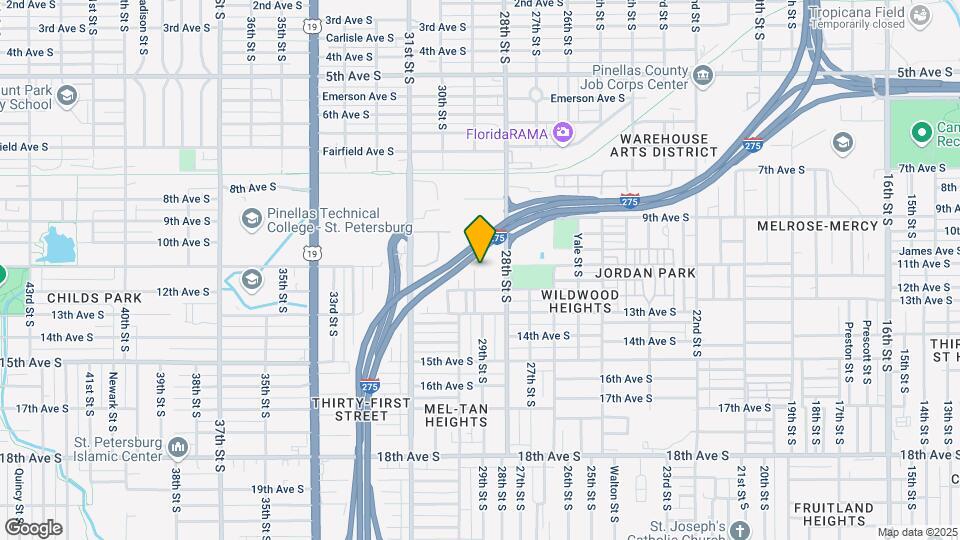 1100 29th St S Map and Location Details