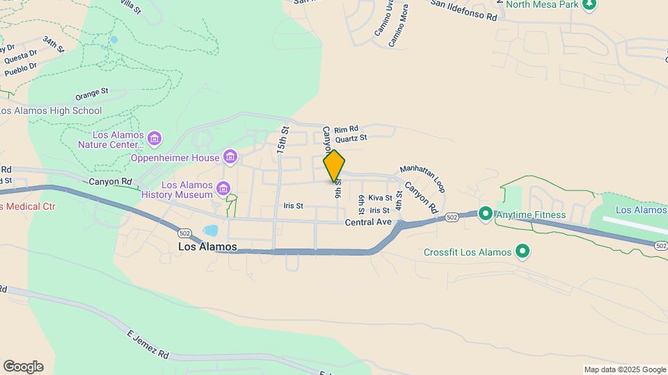 UNM Los Alamos Student Housing Map and Location Details