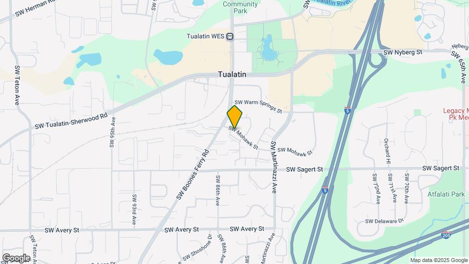 8496 SW Mohawk St Map and Location Details