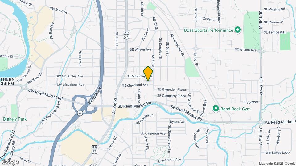 454 SE Cleveland Ave Map and Location Details