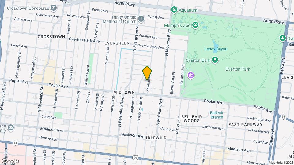 235 Hawthorne St, Unit 0 Map and Location Details