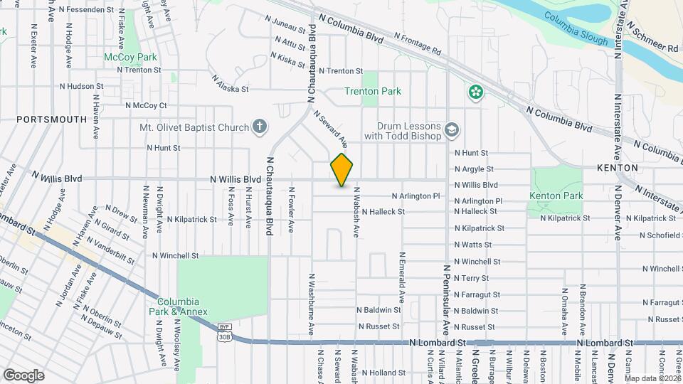 3539 N Arlington Pl Map and Location Details