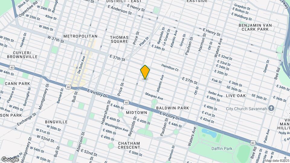 618 E 39th St Mapa y Detalles de la Ubicación