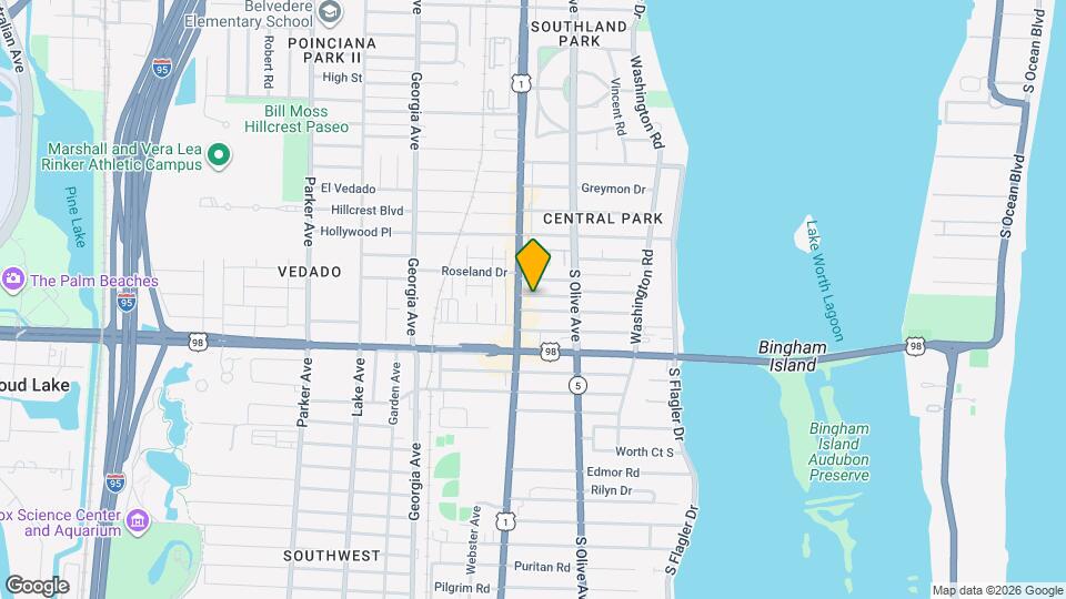 338-340 Central Dr Mapa y Detalles de la Ubicación