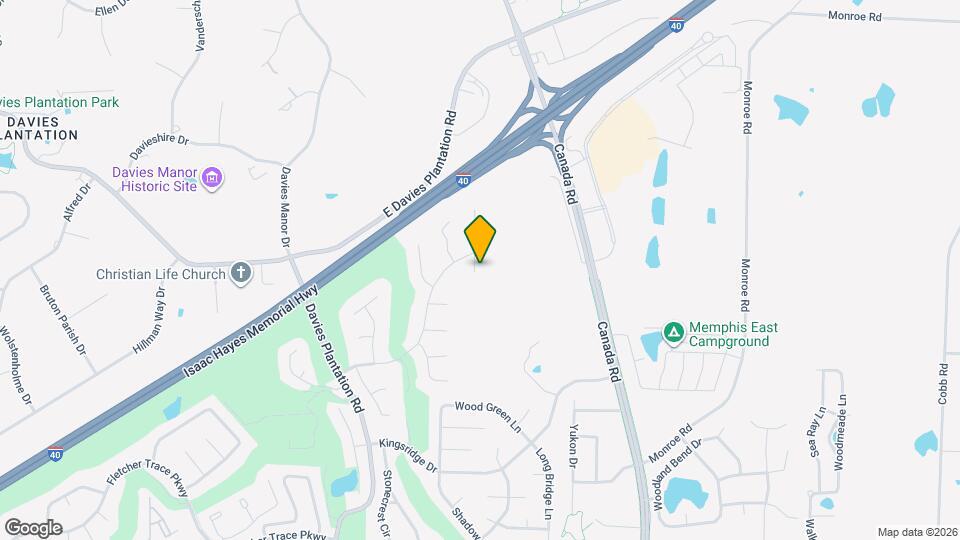 3380 Bluebridge Ln Map and Location Details