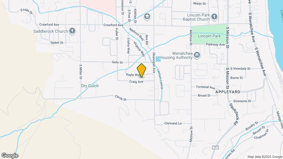 632 Craig Ave Map and Location Details