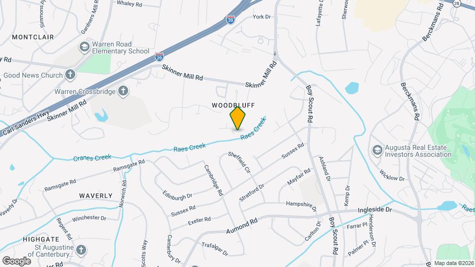 2504 Pinebluff Ct Map and Location Details
