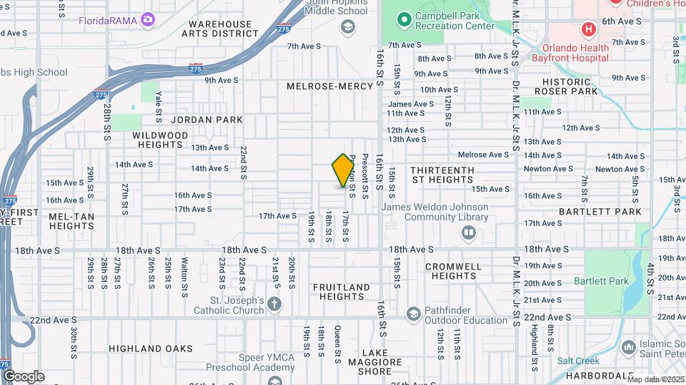 1701 16th Ave S Map and Location Details