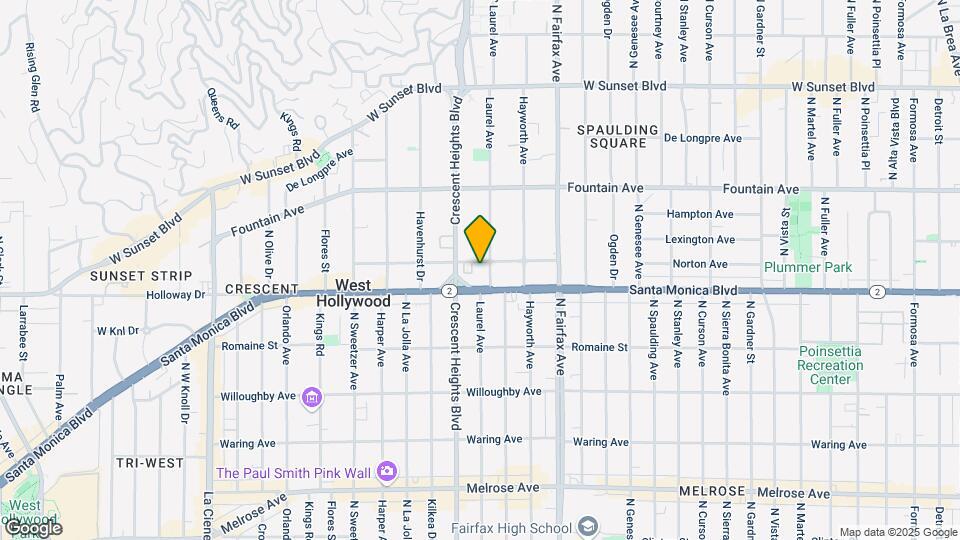 8008 Norton Ave Map and Location Details