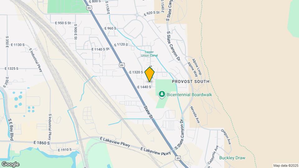 1455 E 1440 S Map and Location Details