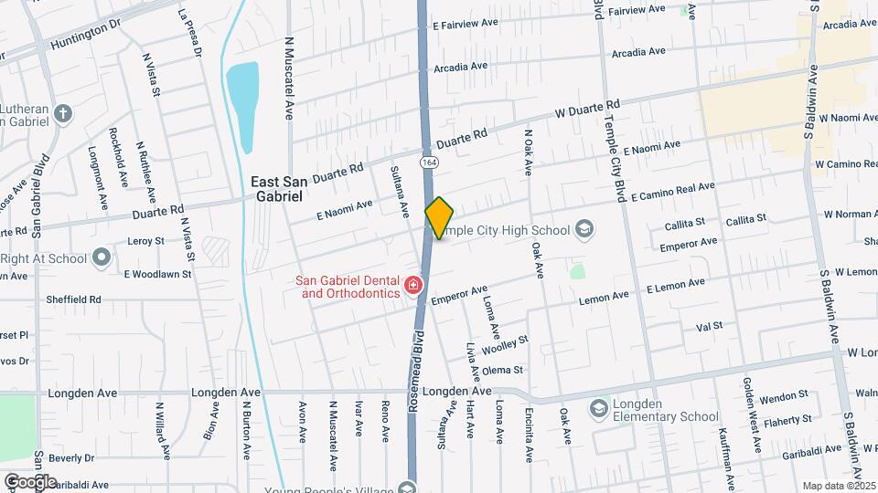 6636-6640 Rosemead Blvd Map and Location Details