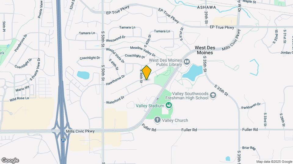 4525 Waterford Dr Map and Location Details