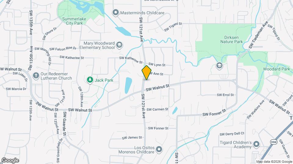 12370 SW 121st Ave Map and Location Details