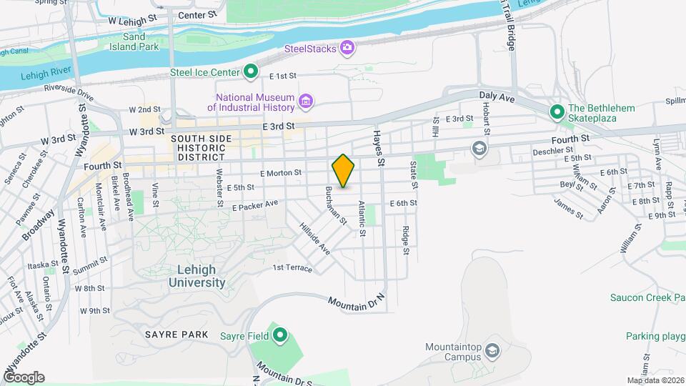 721 Laufer St Mapa y Detalles de la Ubicación