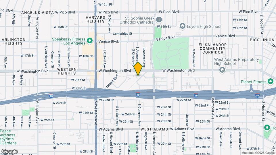 1935 S La Salle Ave Map and Location Details