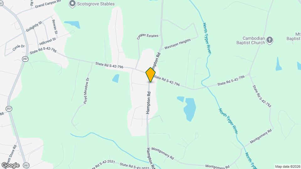 1082 Hampton Rd Map and Location Details