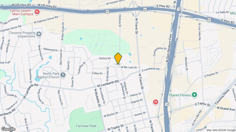 317 W McLain Dr Mapa y Detalles de la Ubicación