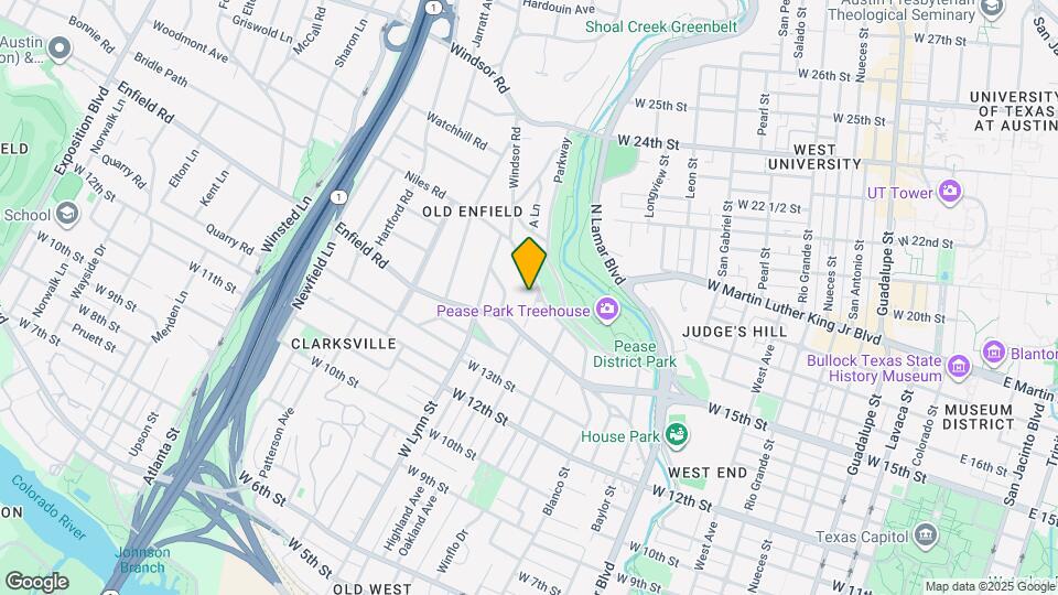 1508 Marshall Ln Map and Location Details