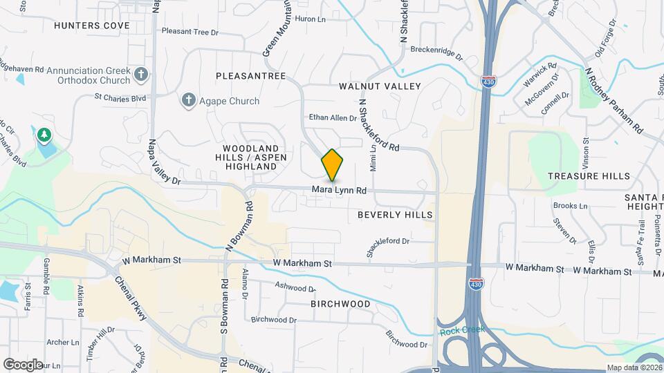 518 Green Mountain Dr Mapa y Detalles de la Ubicación